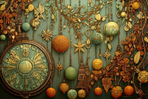 Kerstballen en -versieringen 6 van Rein Bijlsma Art