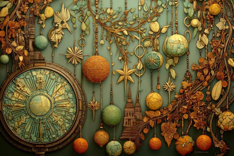 Kesrt-Kugeln und Dekorationen 6 von Rein Bijlsma Art