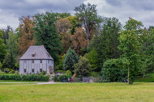 Welkom in het Ilmpark in de klassieke stad Weimar