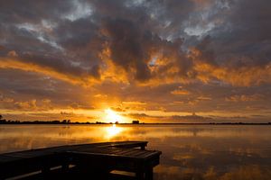 Sonnenaufgang Reeuwijkse plassen
