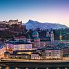 Salzburg am Abend - Panorama von Martin Wasilewski