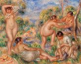 Renoir, Badende Gruppe (1916) von Atelier Liesjes Miniaturansicht