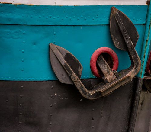 Schepen in de haven.