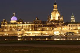 Frauenkirche Dresden Panorama van Johann-Henrik Pfennig