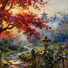 Herbstlichter Japangarten von Kristin M