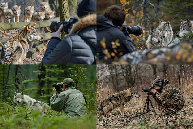 wolves in the Netherlands by Egon Zitter