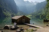 Holzhaus in schöner Landschaft von OCEANVOLTA Miniaturansicht