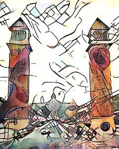 Kandinsky trifft Barcelona, Motiv 5 von zam art