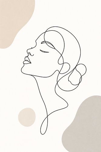 Moderne muze – Abstract portret
