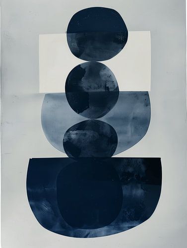 Indigo, modern en abstract