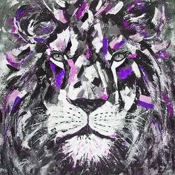 Der Gladiator Löwe von Kathleen Artist Fine Art