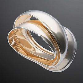 Zilverkleuren met patroon
