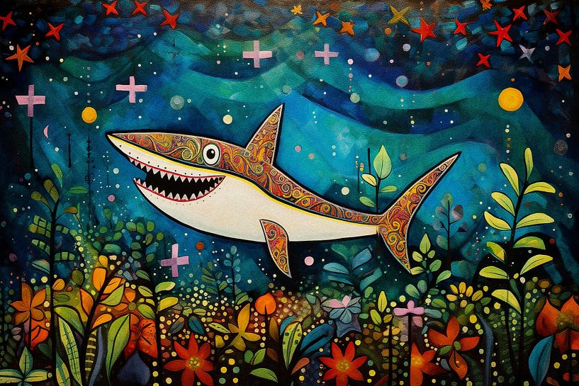 Glücklicher Hai von Whale & Sons