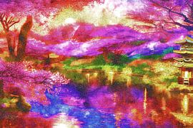 Japanese Garden by The Art of Mark Fischer