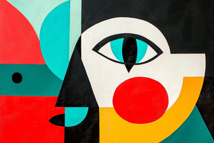 Colour play of emotions - work of art by Poster Art Shop