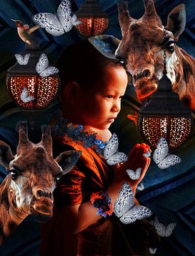 Praying for the animals by Foto Studio Labie