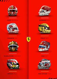 ferrari helmet selected