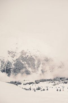 Zillertal Skigebied in Winter van Patrycja Polechonska