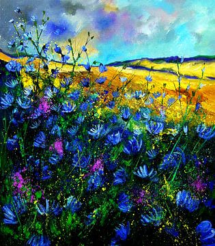 Blue cornflwers 78 van pol ledent