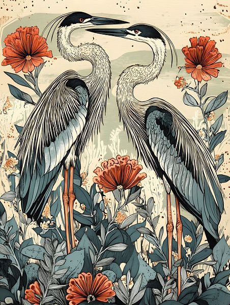The Herons by Gypsy Galleria