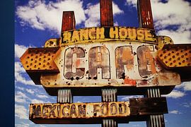 Straßenschild Route66 von Tineke Visscher