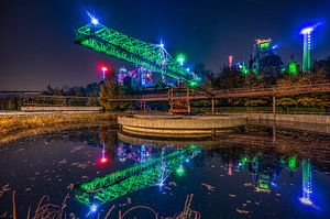 Landschaftspark Duisburg la nuit
