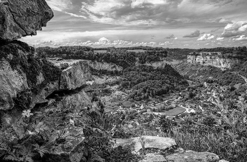 Jura Gebirge in Frankreich in schwarz-weiß von Manfred Voss, Schwarz-weiss Fotografie