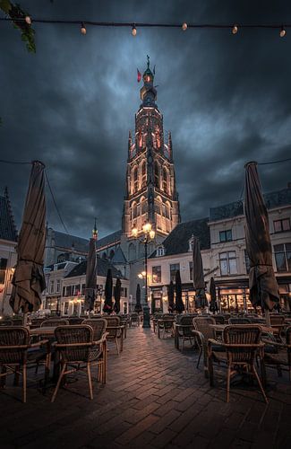 Breda bei Nacht, Havermarkt.