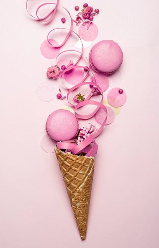 Ein rosa Party-Eis