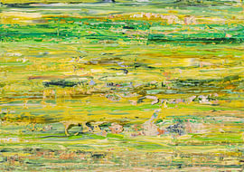 Eine Weide auf Texel im Sommer. von Atelier ‘Et Wad - Monique Bremer