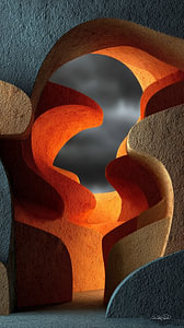 abstrakte Formen und Texturen