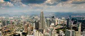 Panorama Kuala Lumpur von Dieter Walther