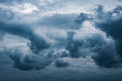 Dramatische wolkenlucht