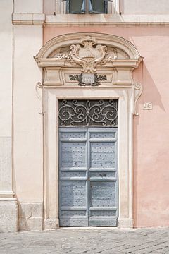 Pastel Colored Door In Rome by Henrike Schenk