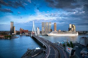 Skyline van Rotterdam van Roy Poots