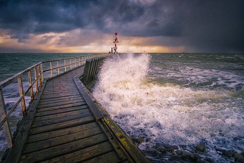 Storm bij Vlissingen