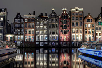 Die Grachten von Amsterdam! Der Damrak