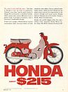 Vintage advertentie 1965 HONDA van Jaap Ros thumbnail