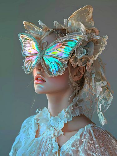 Iriserende schoonheid in kant