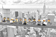Lunch a top a skyscraper New York Yellow by Marco van den Arend thumbnail