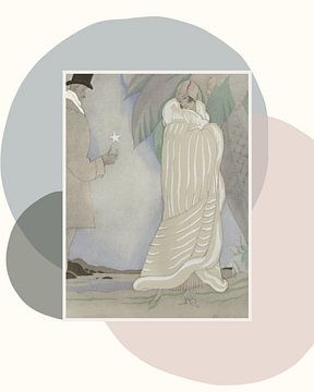 Schlafende Schönheiten | Historische Werbung im modernen Gewand | Art Deco | Pastellfarben von NOONY