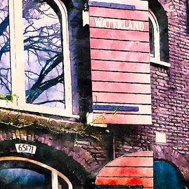 Amsterdam, Prinseneiland – Fassaden von Artist von Amsterdam Highlights