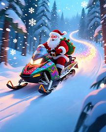 St Nicholas' snow journey by Jean Pierre