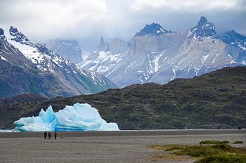 Iceberg in Torres del Paine National Park