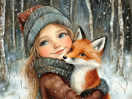Fox Girl by Jutta Maria Pusl