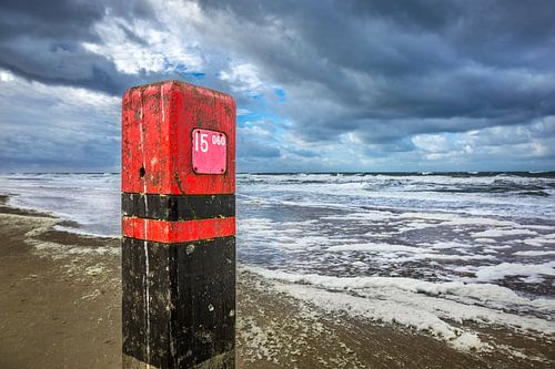 Betoverende Rust bij Strandpaal 15 op Texel’s Noordzeestrand