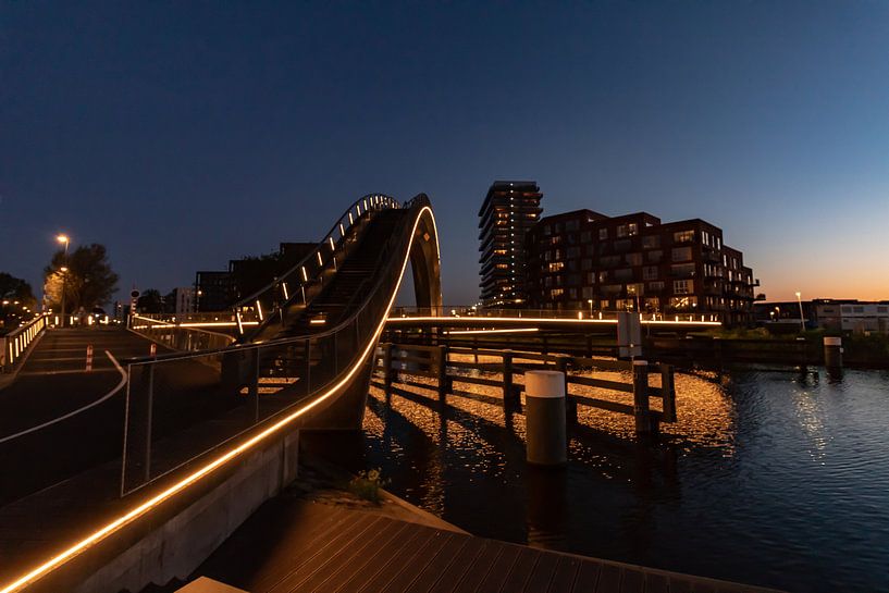 Milchstraßenbrücke Purmerend mit Blick auf ganz Europa von Paul Veen