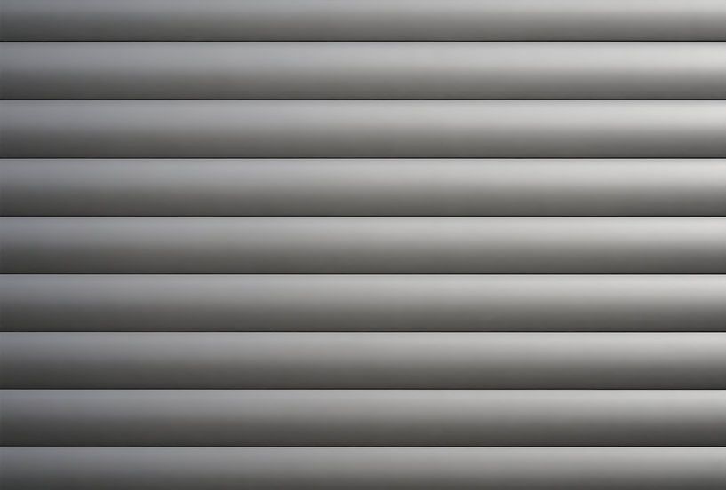 geschlossene Jalousie an einem Fenster von Heiko Kueverling