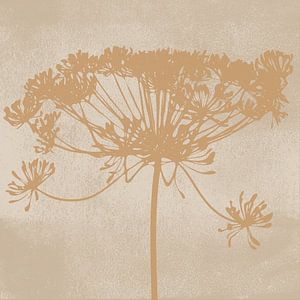 Große Blume I. Wabi-Sabi-Botanikkunst.