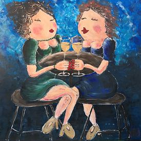 Girls talk by Maartje van Berkel